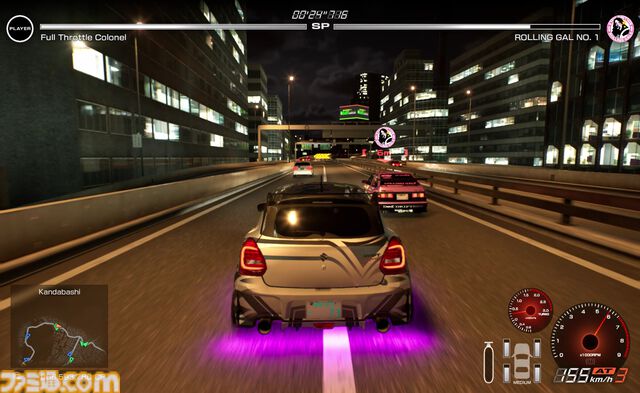 『首都高バトル』18年ぶりの新作の早期アクセス版が本日（1/23）17時に配信開始。カスタムしたマシンで精神を削りあう独自ルールのレースバトル
