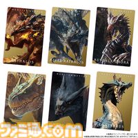 『モンハン』歴代パッケージや看板モンスターのカードが付属するウエハースが5月発売。レウス、ティガ、ジンオウガなど思い出蘇る懐かしいデザイン