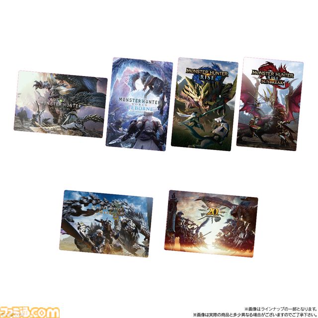 『モンハン』歴代パッケージや看板モンスターのカードが付属するウエハースが5月発売。レウス、ティガ、ジンオウガなど思い出蘇る懐かしいデザイン