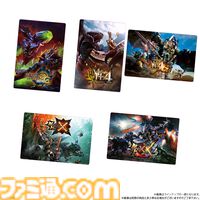 『モンハン』歴代パッケージや看板モンスターのカードが付属するウエハースが5月発売。レウス、ティガ、ジンオウガなど思い出蘇る懐かしいデザイン