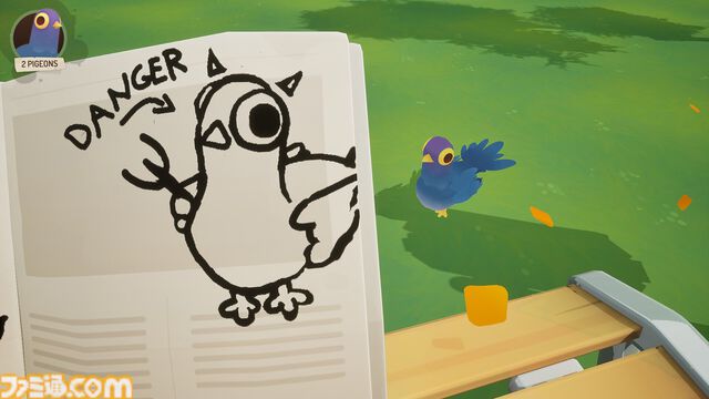 『The Bench』“公園のベンチに座るおじいさん”シミュレーションが発表。新聞のパズルを読んだりハトを追い払ったり、のどかな日常を過ごせる