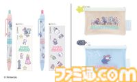 『スーパーマリオ』かわいいパステルカラーデザインのコラボ文具雑貨シリーズ1月下旬より発売。ノート、メモ、ポーチ、クリップなどデスク周りをマリオで彩る