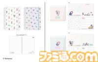 『スーパーマリオ』かわいいパステルカラーデザインのコラボ文具雑貨シリーズ1月下旬より発売。ノート、メモ、ポーチ、クリップなどデスク周りをマリオで彩る