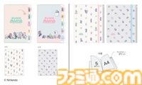 『スーパーマリオ』かわいいパステルカラーデザインのコラボ文具雑貨シリーズ1月下旬より発売。ノート、メモ、ポーチ、クリップなどデスク周りをマリオで彩る