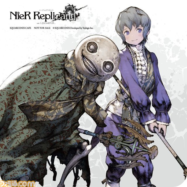 スクエニカフェの最後のコラボは『NieR』シリーズ、2月1日から開催。ホワイト司令のピリ辛YoRHaバーガー、ほうじ茶ラテ型機械生命体などのフード＆ドリンクを提供