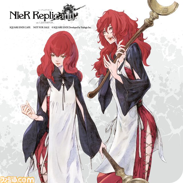 スクエニカフェの最後のコラボは『NieR』シリーズ、2月1日から開催。ホワイト司令のピリ辛YoRHaバーガー、ほうじ茶ラテ型機械生命体などのフード＆ドリンクを提供