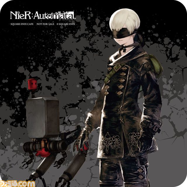 スクエニカフェの最後のコラボは『NieR』シリーズ、2月1日から開催。ホワイト司令のピリ辛YoRHaバーガー、ほうじ茶ラテ型機械生命体などのフード＆ドリンクを提供