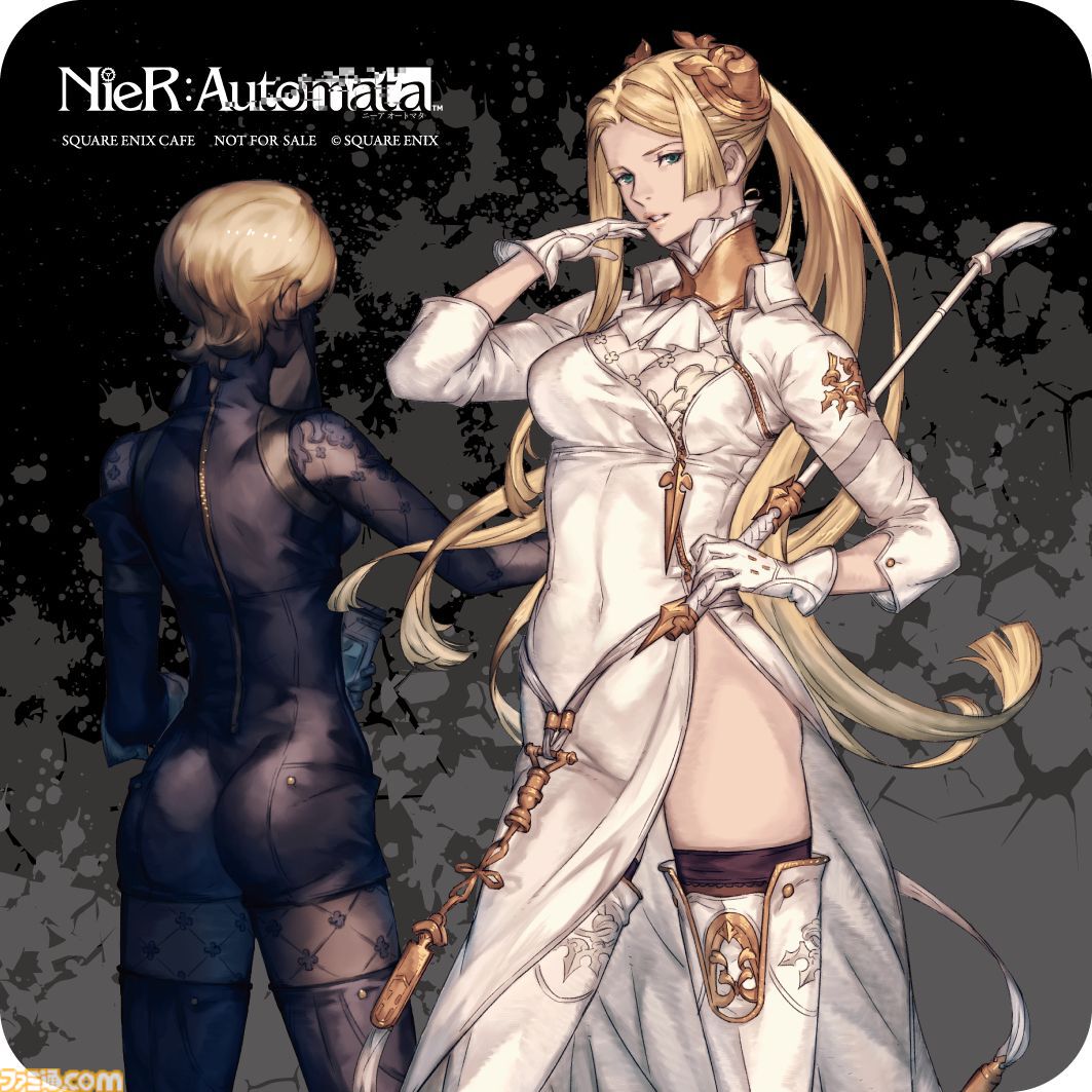 スクエニカフェの最後のコラボは『NieR』シリーズ、2月1日から開催。ホワイト司令のピリ辛YoRHaバーガー、ほうじ茶ラテ型機械生命体などのフード＆ドリンクを提供