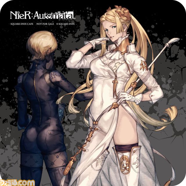 スクエニカフェの最後のコラボは『NieR』シリーズ、2月1日から開催。ホワイト司令のピリ辛YoRHaバーガー、ほうじ茶ラテ型機械生命体などのフード＆ドリンクを提供