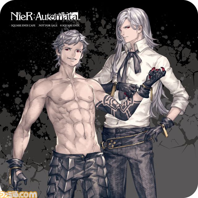 スクエニカフェの最後のコラボは『NieR』シリーズ、2月1日から開催。ホワイト司令のピリ辛YoRHaバーガー、ほうじ茶ラテ型機械生命体などのフード＆ドリンクを提供