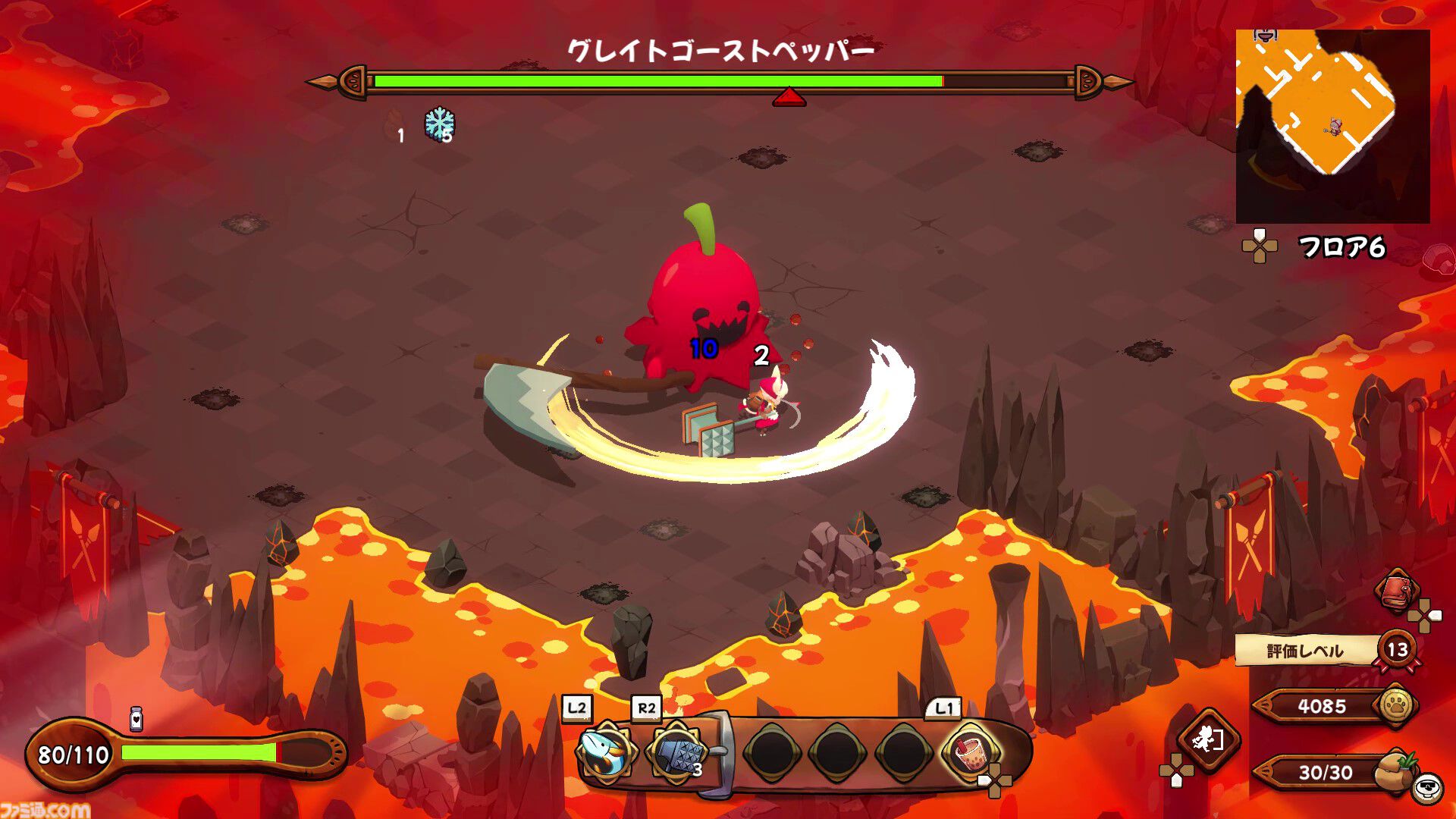 『キュイジニア ポムとまんぷくダンジョン』ケモ耳少女が借金返済に奮闘。ダンジョン食材で極上レストランを目指すローグライトアクション本日発売