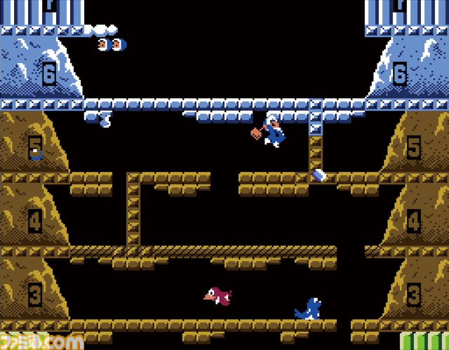『アイスクライマー』40周年。『スマブラ』でもおなじみポポとナナを操る登山アクション。協力したりジャマをしたりふたり同時プレイが熱かった【今日は何の日？】