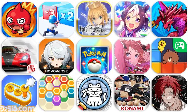 『ポケポケ』が2024年下半期モバイルゲームダウンロード数1位を記録。収益1位は『モンスト』、パブリッシャー別では『学マス』が好調なバンダイナムコがトップを記録