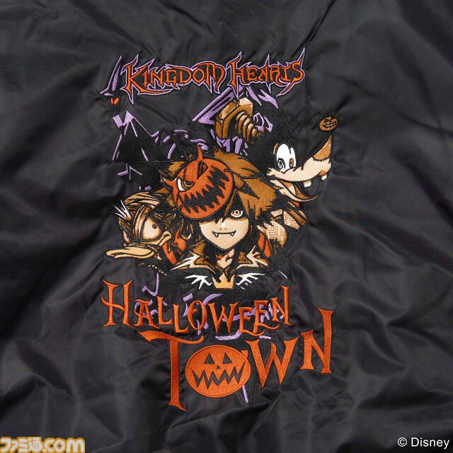『キングダム ハーツ』ハロウィンタウンのブルゾン、ロングフーディ、ナイロンコートが2月1日発売。ソラ、ドナルド、グーフィーをデザイン