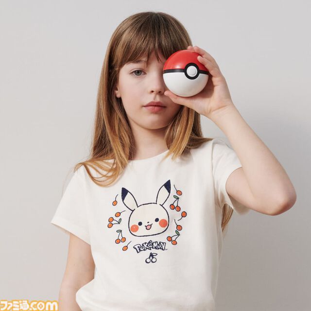 『ポケモン』ピカチュウがひょっこり顔を出すジャケットがかわいい。フランスの高級子供服ブランド“ボンポワン”とのコラボ商品が5/8発売