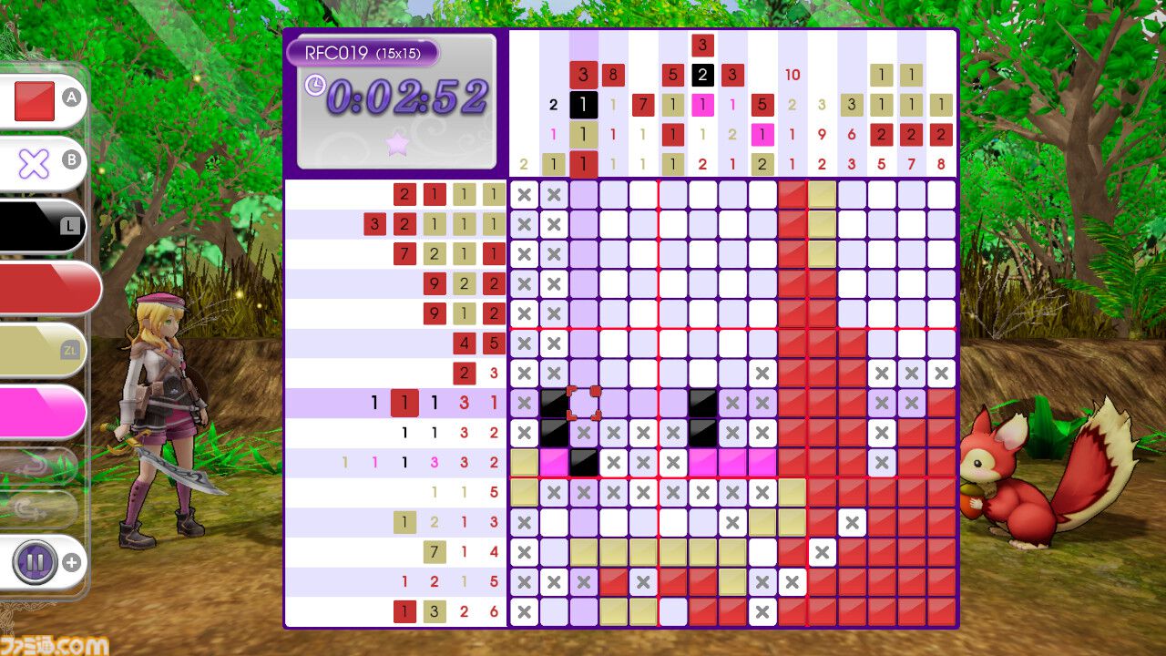『ピクセルクロス ルーンファクトリーエディション』パズルをしながら『ルンファク』の世界観が楽しめるコラボタイトル。Switch・Steamで2月20日発売