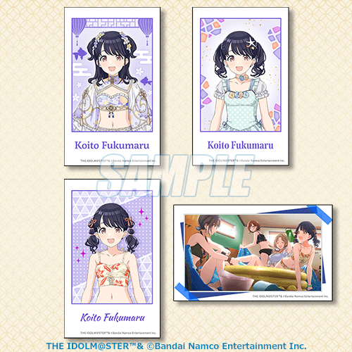 シャニマス』ノクチルの水着衣装賞品がオンラインくじサービス