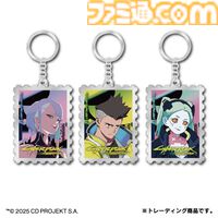 『サイバーパンク:エッジランナーズ』フレーム切手やアートTシャツなどが登場。デイビッド、ルーシー、レベッカらデザインのオリジナルグッズが3月16日まで予約受付中