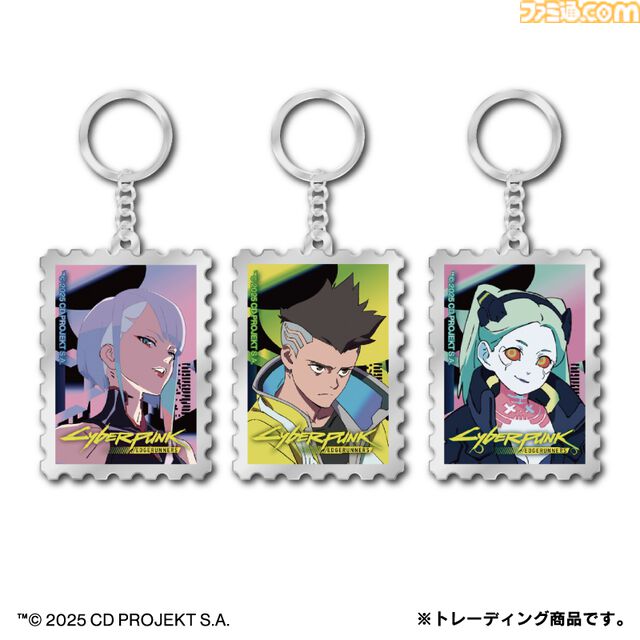 『サイバーパンク:エッジランナーズ』フレーム切手やアートTシャツなどが登場。デイビッド、ルーシー、レベッカらデザインのオリジナルグッズが3月16日まで予約受付中