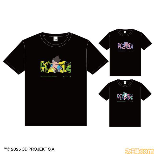 『サイバーパンク:エッジランナーズ』フレーム切手やアートTシャツなどが登場。デイビッド、ルーシー、レベッカらデザインのオリジナルグッズが3月16日まで予約受付中