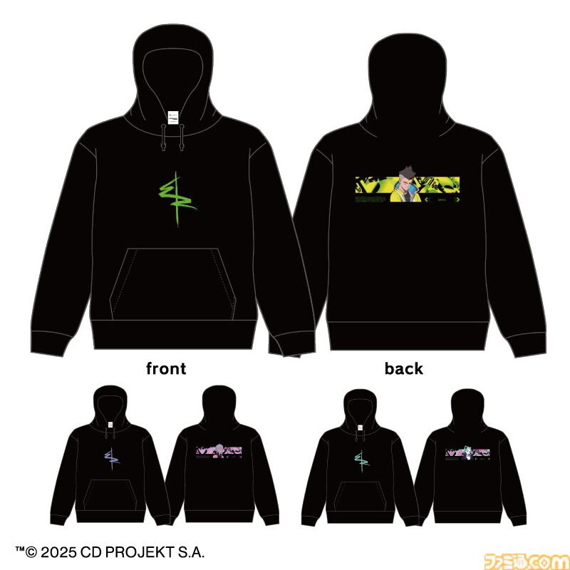『サイバーパンク:エッジランナーズ』フレーム切手やアートTシャツなどが登場。デイビッド、ルーシー、レベッカらデザインのオリジナルグッズが3月16日まで予約受付中
