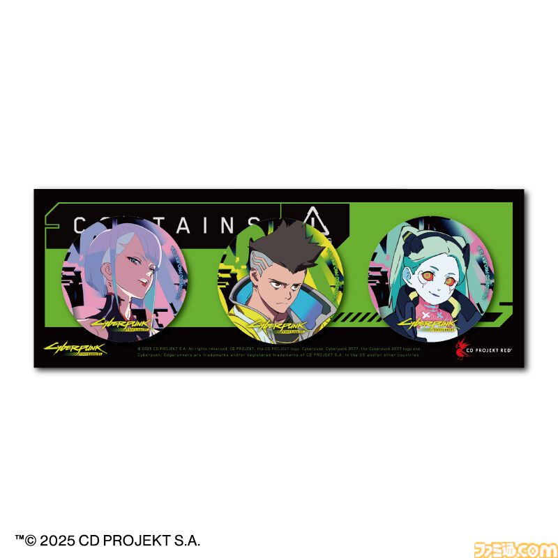 サイバーパンク:エッジランナーズ』フレーム切手やアートTシャツなどが