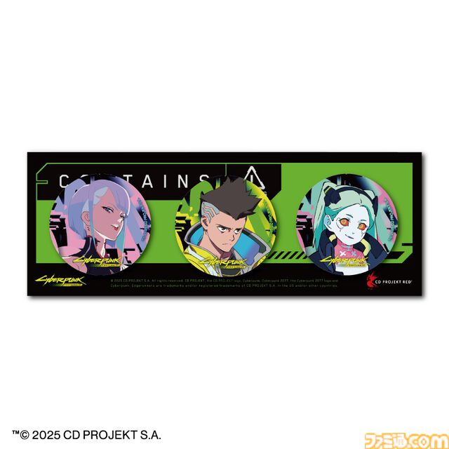 『サイバーパンク:エッジランナーズ』フレーム切手やアートTシャツなどが登場。デイビッド、ルーシー、レベッカらデザインのオリジナルグッズが3月16日まで予約受付中
