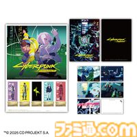 『サイバーパンク:エッジランナーズ』フレーム切手やアートTシャツなどが登場。デイビッド、ルーシー、レベッカらデザインのオリジナルグッズが3月16日まで予約受付中