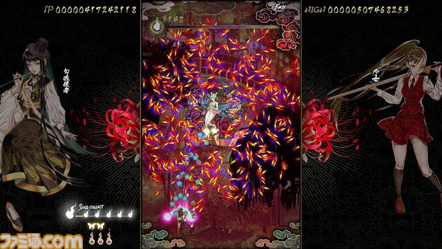 『食魂徒 ～百花妖乱～』東洋風弾幕シューティングの快作が、Switchで5月29日発売決定。水野朔＆長谷川育美による日本語フルボイスを収録
