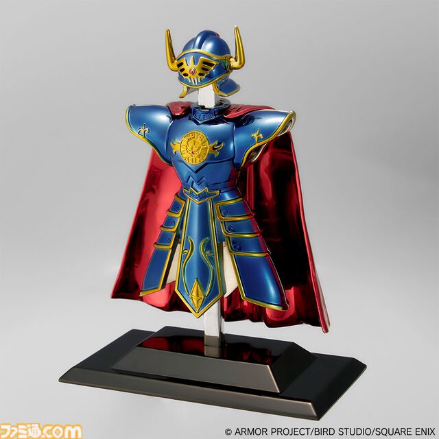 『ドラクエ』ロトの鎧＆兜のメタルフィギュアが登場。重量感と高級感がありダイキャスト製。宝箱、ちいさなメダル、けんじゃのいし、さとりのしょもラインアップ