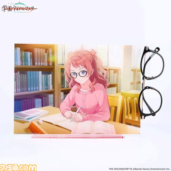 『学マス』咲季、手毬、ことねをイメージした眼鏡が予約受付中。新規ビジュアルを使用したアクリル眼鏡スタンドなどが付属