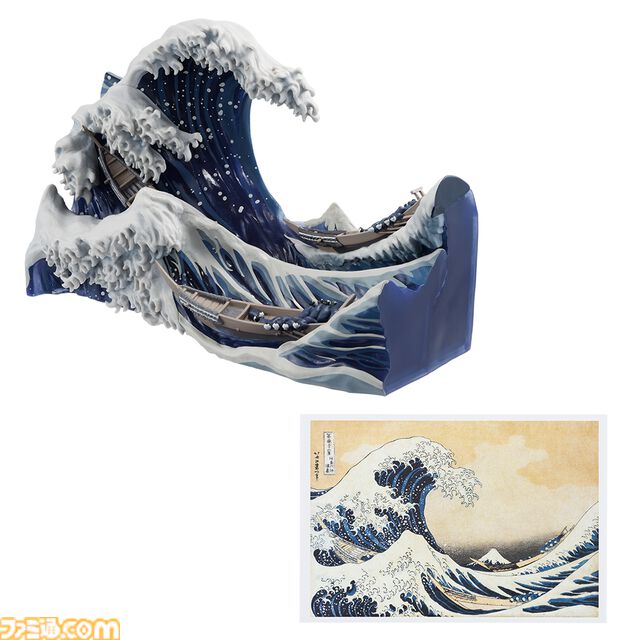 “葛飾北斎”一番くじが6月にオンラインで再販決定。神奈川沖浪裏ジオラマ、尾州不二見原クッションをゲットするチャンス