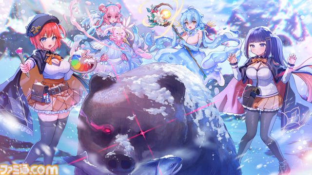 DMM GAMESで“くまさん祭り”開催。『フラワーナイトガール』『ミストレ』などチームくまさん5タイトルの相互コラボはストーリー、コラボキャラ、キャンペーンとラップ！？