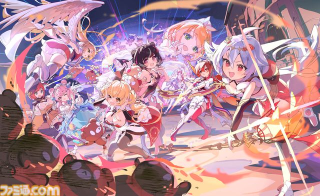 DMM GAMESで“くまさん祭り”開催。『フラワーナイトガール』『ミストレ』などチームくまさん5タイトルの相互コラボはストーリー、コラボキャラ、キャンペーンとラップ！？