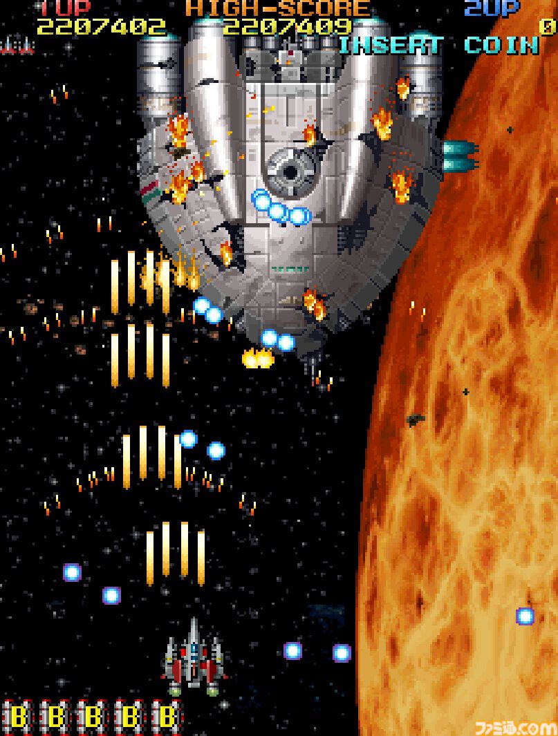 【アケアカ】『バイパーフェイズ1』PS4版が本日（2/5）より販売再開。迫りくる宇宙空母と地球防衛軍の戦いを描いた縦スクロール型シューティングゲーム
