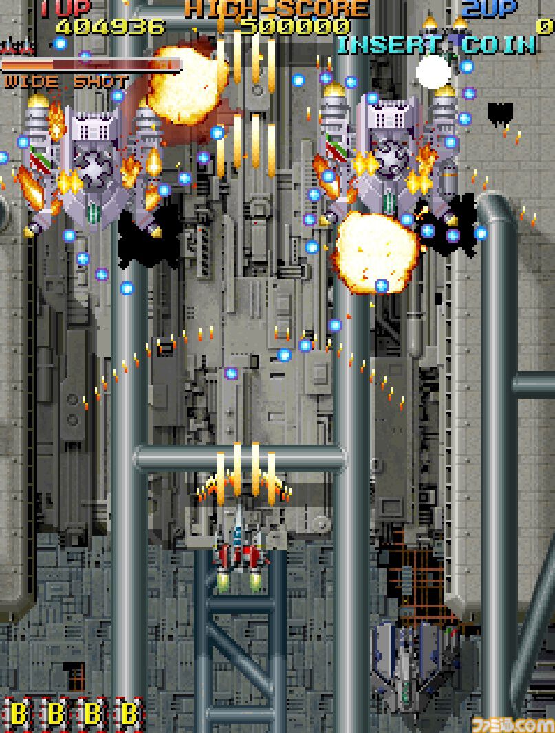 【アケアカ】『バイパーフェイズ1』PS4版が本日（2/5）より販売再開。迫りくる宇宙空母と地球防衛軍の戦いを描いた縦スクロール型シューティングゲーム