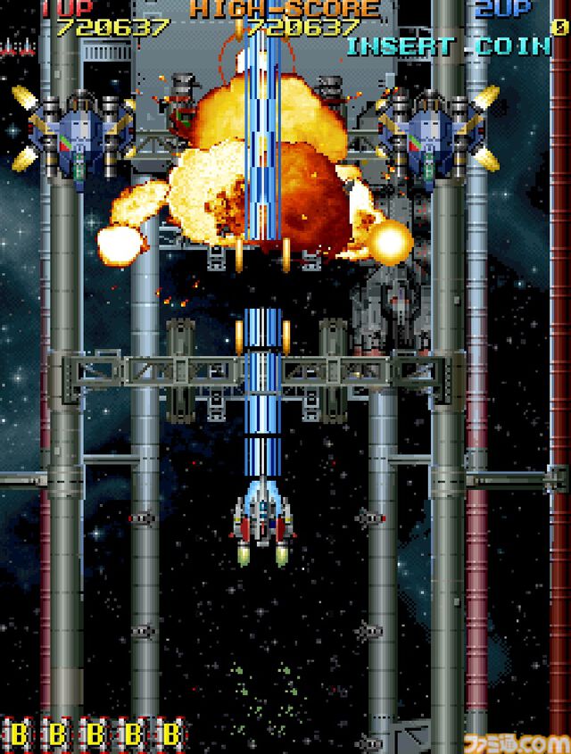 【アケアカ】『バイパーフェイズ1』PS4版が本日（2/5）より販売再開。迫りくる宇宙空母と地球防衛軍の戦いを描いた縦スクロール型シューティングゲーム