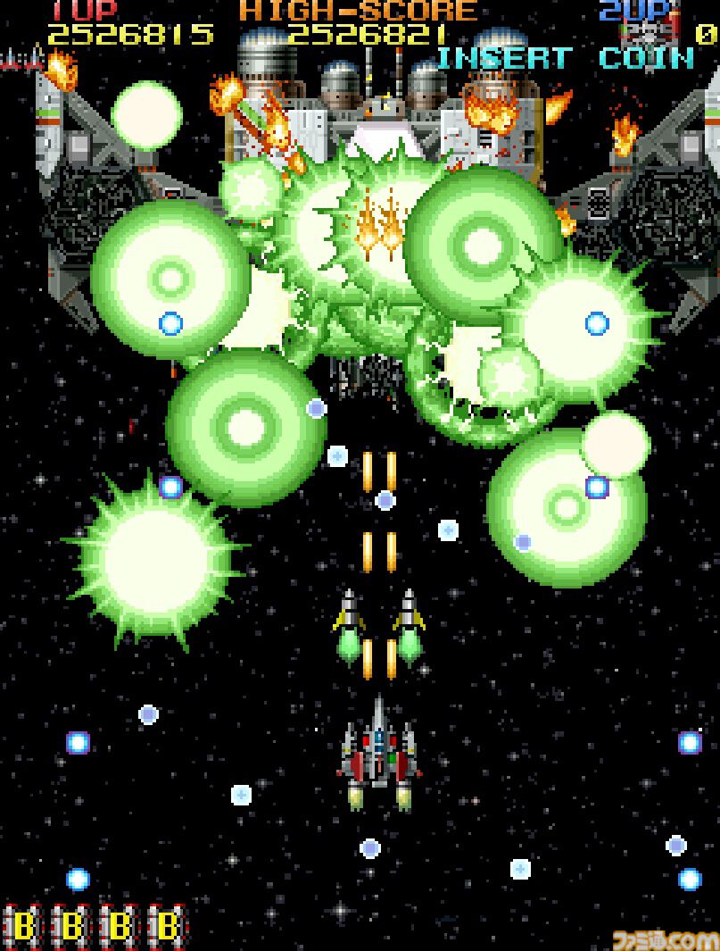 【アケアカ】『バイパーフェイズ1』PS4版が本日（2/5）より販売再開。迫りくる宇宙空母と地球防衛軍の戦いを描いた縦スクロール型シューティングゲーム