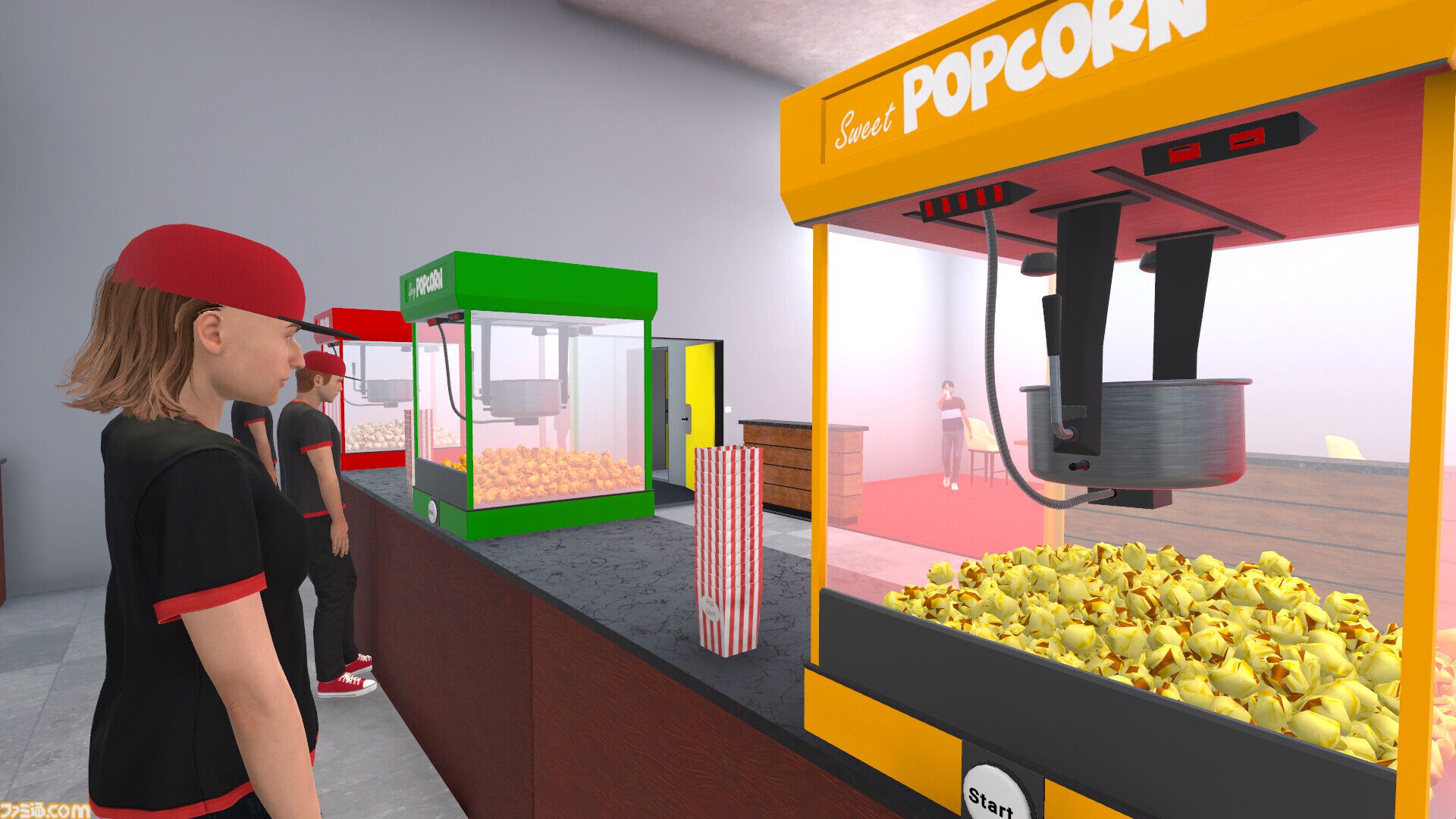 『Cinema Simulator 2025』上映スケジュールを決めて迷惑客にはビンタで制裁する映画館経営シム。Steamにて本日（2/5）配信