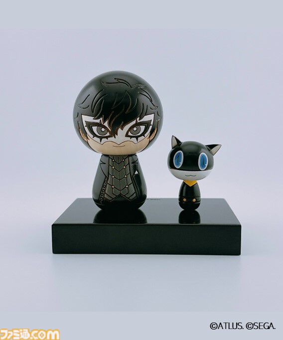 『ペルソナ5』ジョーカー＆モナのこけしがキュート！ 2月19日より開催される『P5R』『P3R』伊勢丹新宿店コラボイベントで発売