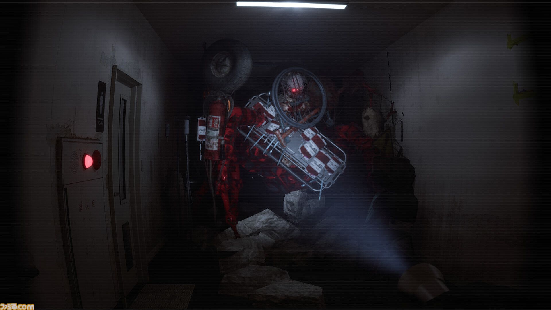 『UNDERWARD』培養モンスターを回収する協力型ホラーゲームが本日（2/5）発売。ノイズを感じ取る怪物や危険なトラップが潜む地下廃病院を探索