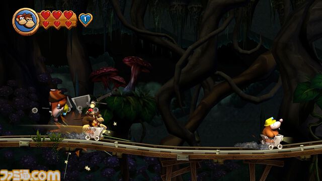 『ドンキーコング リターンズ HD』無料体験版が本日（2/6）配信。バナナジャングルなど序盤コースを遊びやすいモダンモードでプレイ可能