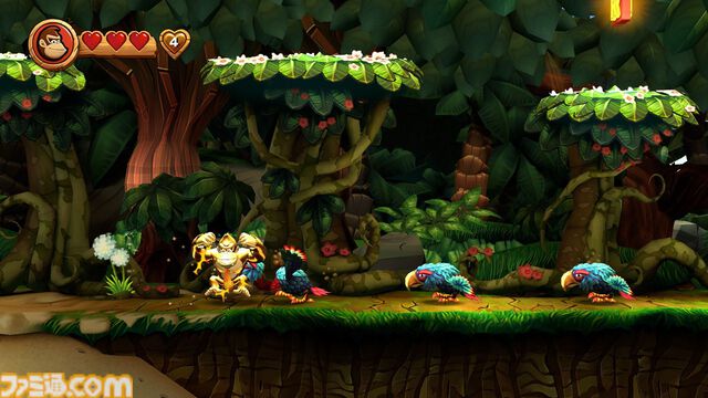 『ドンキーコング リターンズ HD』無料体験版が本日（2/6）配信。バナナジャングルなど序盤コースを遊びやすいモダンモードでプレイ可能