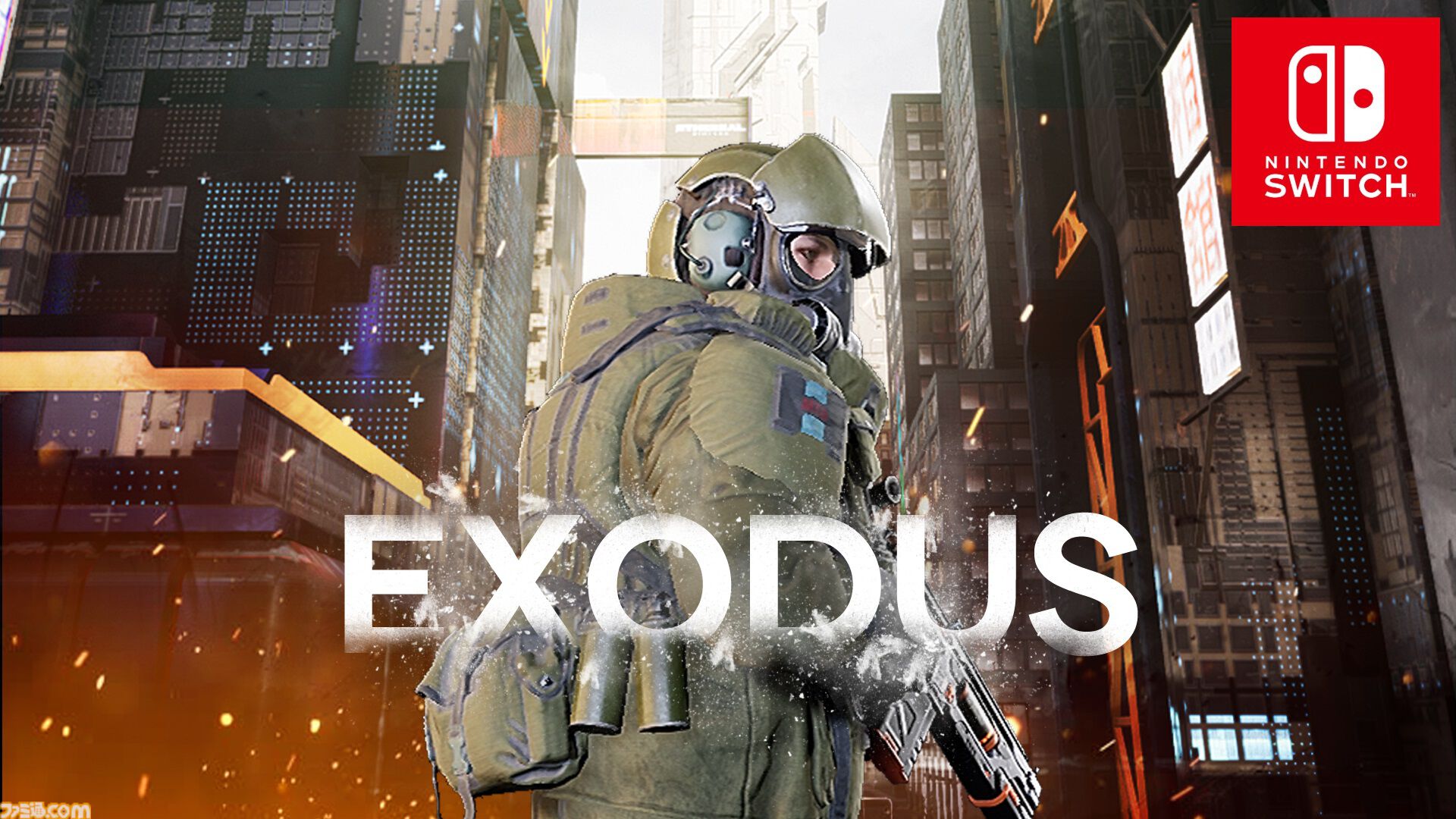 エクソダス』チーム型シングルプレイ専用FPSがSwitchで発売。リアルな