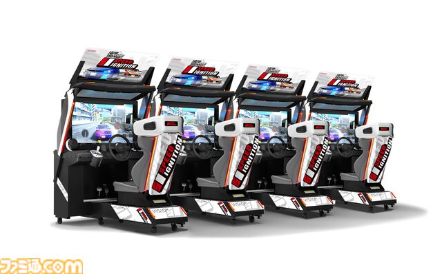『湾岸ミッドナイト』完全新作が情報公開。スピードを体感できる大画面、臨場感あふれるスピーカーなどが搭載された筐体に進化