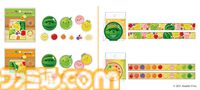 『スイカゲーム』の文具・雑貨が4月下旬に発売。クリアファイル、ステッカー、ポーチなどがかわいいフルーツやゲーム画面モチーフのデザインに