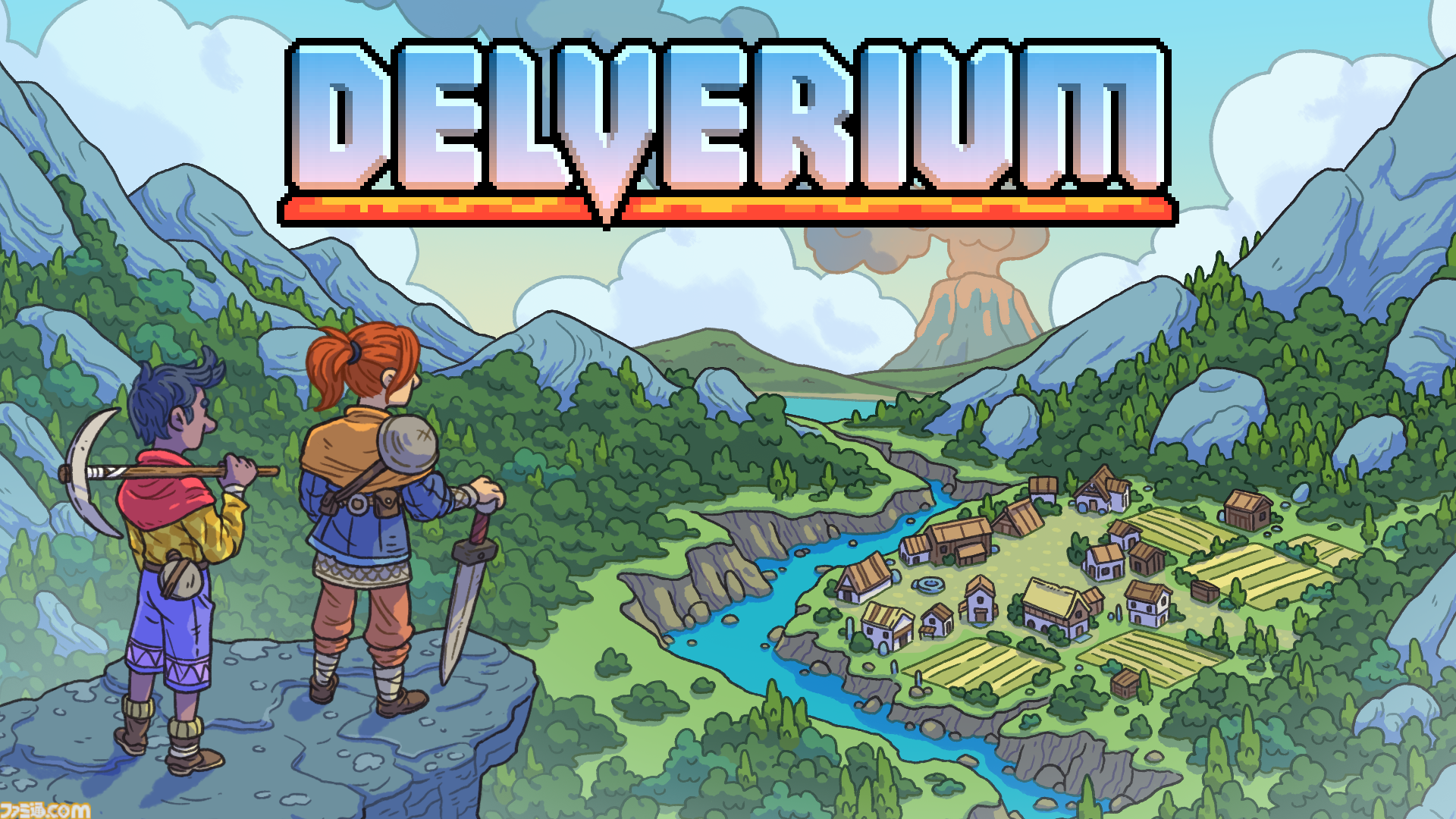 オープンワールドサバイバルクラフト『Delverium（デルヴェリウム）』デモ版配信開始。自動生成される世界で農業・探索・戦闘など思うがままに遊び尽くせ