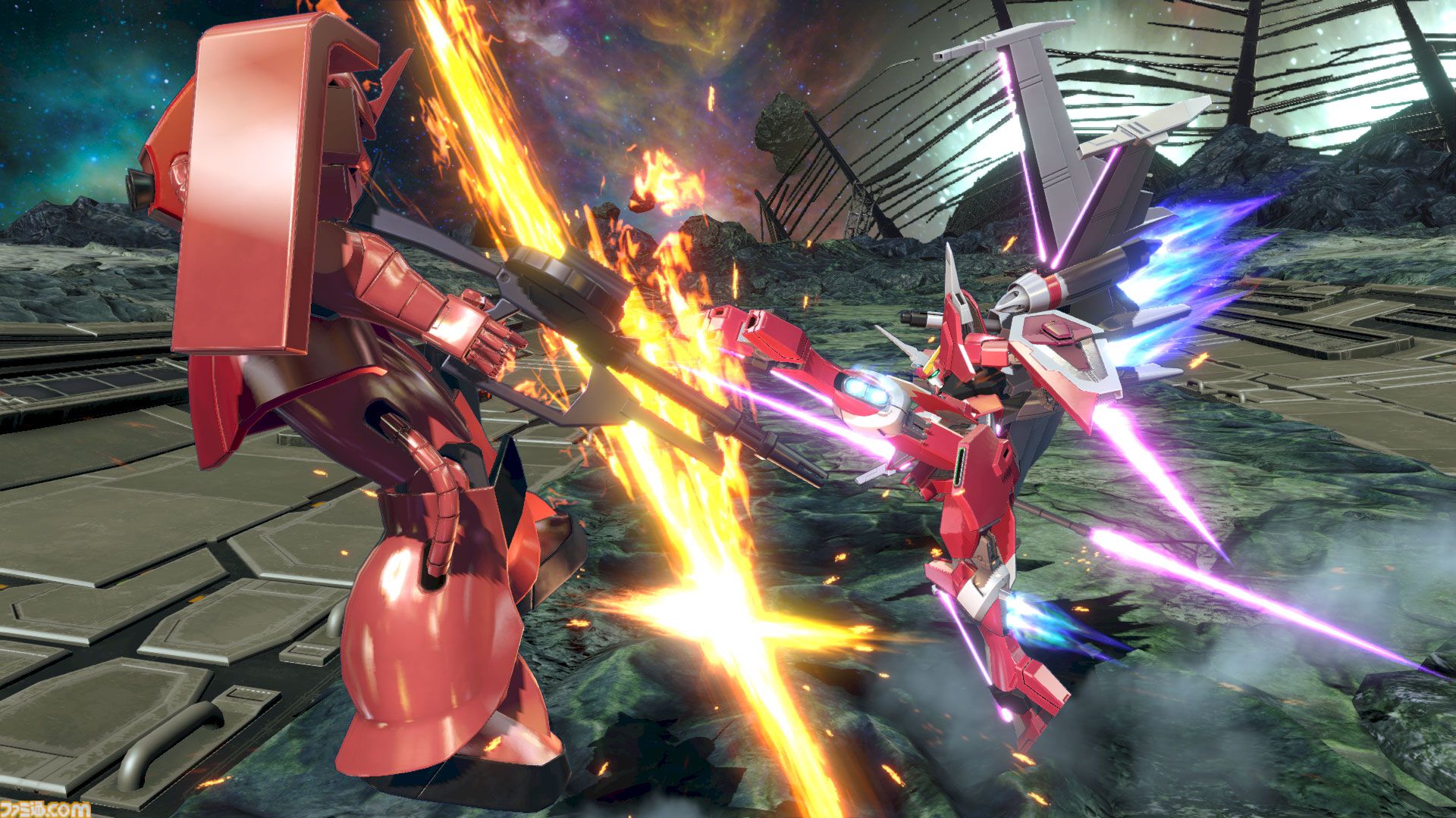 『ガンダム エクストリームバーサス２ インフィニットブースト』2025年稼働。『オバブ』にインフィニットジャスティスガンダム弐式が参戦