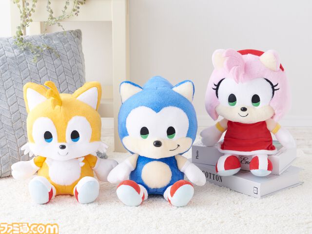 『ソニック＆フレンズ』もちっとしたぬいぐるみがかわいい。武将の姿をモチーフにした“戦国ソニック”シリーズなどゆるかわなオリジナルグッズが登場