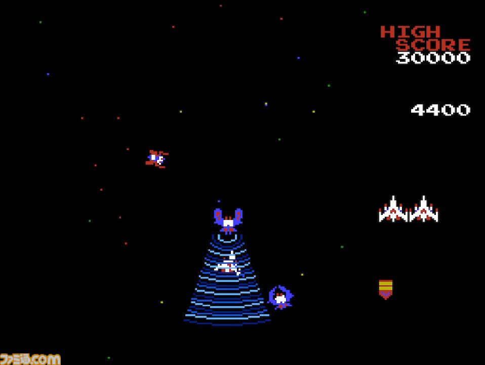 ファミコン版『ギャラガ』40周年。捕虜の自機を救出してパワーアップする“デュアルファイター”がカッコいい、ロングヒットした80年代シューティングの家庭用移植作【今日は何の日？】